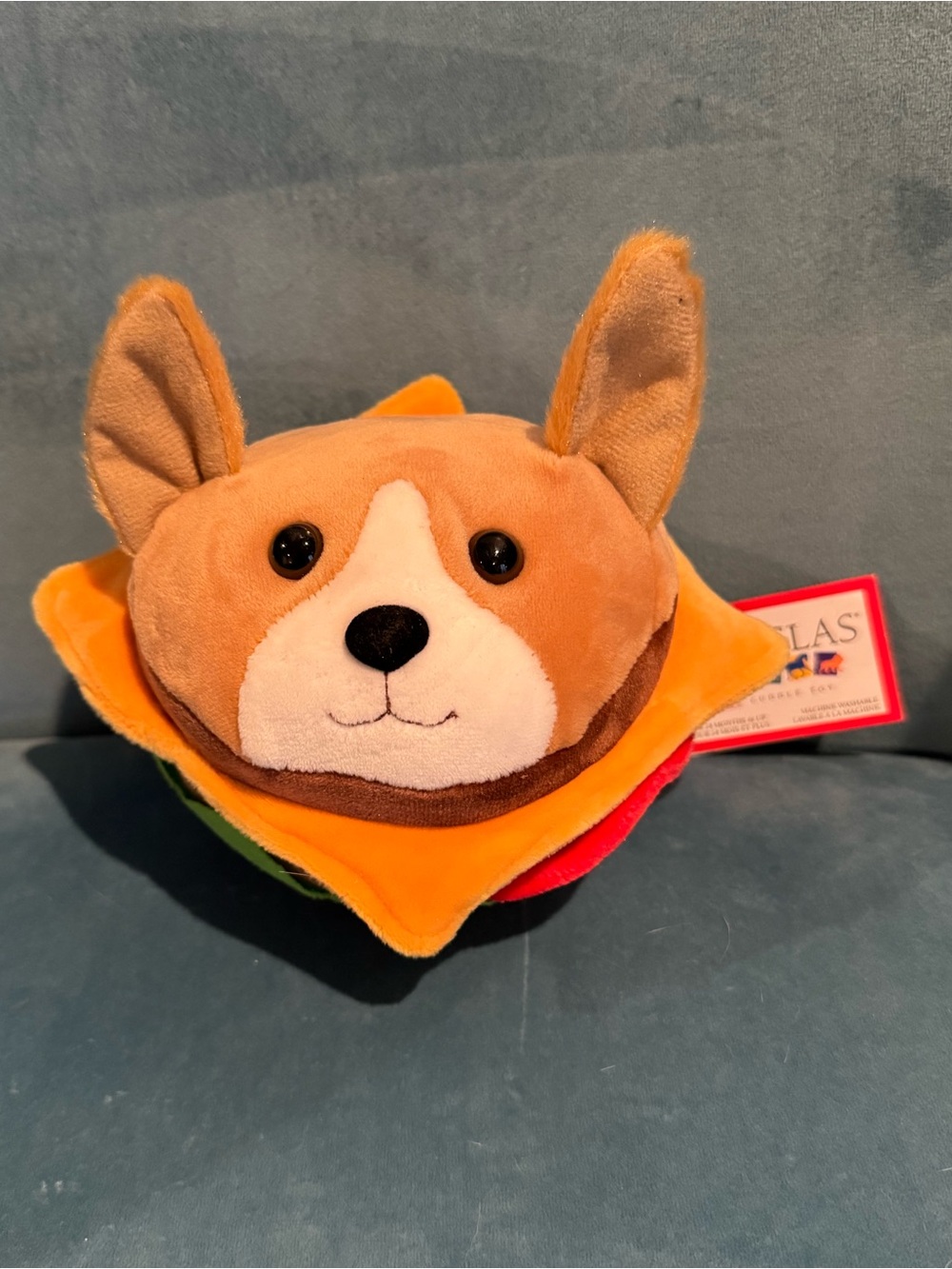 Cuddle Toys Corgi Burger Plush